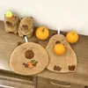 Handtuch absorbierende Capybara Handtücher Korallen Samt Hanging Kawaii Tierwaschlappen für Kinder Küche Vorräte