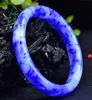 Xinjiang An Gobi Jade Bangle Blue and White Porselein Women039S Sieraden Flower Bracelet2543539