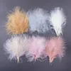 50/100 pezzi colorati marabou piume di tacchino piume 7-12 cm gioielli fai-da-te costumi cucitura accessori artigianali decorazione di plumas