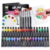 Waterproof 36 Colori 36 ml tubo da 12 ml di vernice acrilica set colorato per chiodo art vernice di pittura strumenti di pittura per bambini fai -da -te