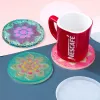 Unregelmäßige Untersetzer Epoxidharz Silikonform Kaffee Coaster Tablett Formen für DIY Harz Weinglas Tasse Matte Home Dekor machen Basteln