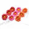 Decoratieve bloemen 20 stks kunstmatige kerstdecoraties voor huis bruiloft kransen zijden kleine maisy diy geschenken doos scrapbooking