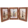 Frames PO Cadre Picture Ménage exquis Vintage décoré Décorative en verre Bureau en bois Mémorial