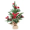 Dekorativa blommor bär krans festlig semesterdekor livlig jul med bär tallkotte inomhus/utomhusvägg hängande för fönster