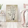 Canvas Art Painting Wall Pictures Decor home Art Palmistry Poster Vintage Stampe Chiromanzia Fortune raccontando Palm Lettura