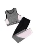 Kids Girls Running Sports Wear Top Athletic Athletic With Jogging Leggings Pantal