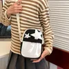 Drawstring Women Star Mönster axelväska Rensning Crossbody Japanese Liten Chest for Travel School Shopping Daily Wear