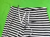 Sexy Stripe Long Pajama Pants Women's Sleepwear with Drawstring Waist Sexy Black Stripe Casual Style - Available in Big Sizes