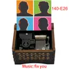 Boîte de musique Fix You 18 Remarque Boîte mécanique Boîte en bois Gift mignon pour les fans de groupe Amis Birthday Home Office Christmas Ornement