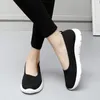 Casual Shoes Summer Women Lightweight Soft Flats Slip On Loafers Plus Size Mesh Breathable Flat Ladies Walking