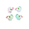 20pcs New Unicorn Silicone Focal Beads Food Grade Teether Beads Baby Chewable Molar Toys DIY Nipple Chain Jewelry Accessories