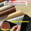 50cmx138cm Self Adhesive Leather Repair Patch For Sofa Furniture Seat Car Fix Mend PU Leather Sticker DIY Refurbishing Fabric