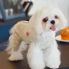 Собачья одежда Зимняя одежда ПЭТ супер теплый комбинезон для маленьких средних собак Костюм Мальтийский костюм для щенка