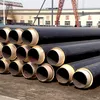 Prefabricated polyurethane directly buried insulation steel pipe, corrosion resistance, impact resistance, high quality, a variety of calibers can be customized,