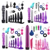 Vrouwen mannen vibrator kit slot ringen kegel bal anale plug seks massagetools vinger massage anus wasmachine volwassen seksspeelgoed x03205496642