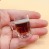 4pcs 3d bière tasse de vin rouge