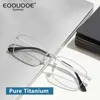 サングラスフレームメンズプルーチタン眼鏡眼鏡良質メガネフレームデザイン近視高視線眼鏡レンズ処方箋反反射