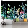 Hängande tapisserier Färgglada vildblomma tapestry väggblommor Figure Hippie Boho Psychedelic Home Decor R0411