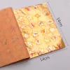 25pcs Crafts Paper da 14 cm Decopatch Paper carta tessuto varcata fogli di foglie d'oro arti e artigianato forniture per scrapbook carta