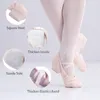 Dance Shoes Ballet Teacher Low Heels Soft Sole Dancing Professional Ballerina Canvas Slippers For Women