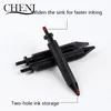 5st Fountain Pen Plastic Pay Refill Passar Feed # 26 Fit för NIB Standard Universal Student Stationery Pen Accessoarer