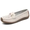 Chaussures décontractées Gai Womens Flats d'été Tennis blanc noir beige gris gris femme extérieure entraîneurs baskets