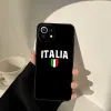 Flag Italie Phone Case pour Xiaomi Poco M3 Pro X3 Mi 9t 10t 11 11i 11x NFC F3 Redmi 9 8 7 Black Soft Funda Shell Cover Softcase