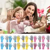 Kids Gardening Gloves 4 Pairs Anti Bite Cut Collect Seashells Children Toddlers Protective Planting Garden Lawn Work Gadget