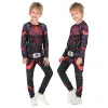 Broek sportpak compressie shirt broek kinderset jongens boksenjongens muay thai jiu jitsu rashguard kinderen mma training sportkleding