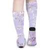 Vincent Van Gogh almond blossoms lavender Socks funny socks for Women luxury sock Rugby Men's winter thermal socks