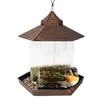 Other Bird Supplies Feeders For Outside House-Shaped Feeder Station Garden Feeding Cages With Drain Holes Yellow Finch Magpie