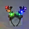 Led navideño diadema diadema Light Up Diadema luminosa Flush Cabello para niños Disfraz de fiesta