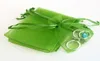 100lot 57cm Organza Geschenktas Gewoon kleur Mini Pouch Wedding Candy Drawring Bag Festival Kerst opslagtas Sachet Bags6826587