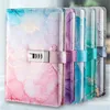 A5 Kreatywna książka z hasłem z lock Diary Growend Notebook Journal Student Notepad Office School Supplies 240409