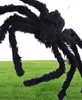Voor feest Halloween Decoratie Black Spider Haunted House Prop Indoor Outdoor Giant 3 Size 30cm 50 cm 75cm4385042