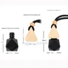 Storage Bottles 8ML Triangle Matte Black Perfume Empty Car Hanging Bottle 100PCS/LOT