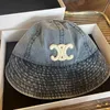 Celies Sun Hat Koreaanse versie van modieuze denim triomfchal boog paardensport trendy casual veelzijdige bassin c vissermanktx5