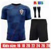 2024 Croacia Modric Weltmeisterschaft Fußballtrikots Nationalmannschaft Mandzukic Perisic Kalinic 24 25 Qualität Fußballhemd Kovacic Rakitic Kramaric Men Kids Kit Uniformen