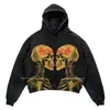 Plus Size Custom New Design Fashion Wholesale Knitted Pullover Tapestry Hoodies for Men