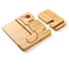 Laad Dock voor Apple Watch Telefoonstand Station Wood Base Charger Holder voor Apple Watch IWatch iPhone Bamboo