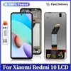 6.5 "Pour Xiaomi Redmi 10 LCD Affichage de l'écran tactile Assemblage de numériseurs pour Redmi 10 Screen 21061119AG 21061119DG LCD Remplacer les pièces