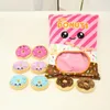 Schattige pluche snacks puffen speelgoed gevuld zacht een zak donut pittige stok lang brood kussen creatief kinderen speelgoed cadeau voor kinderen