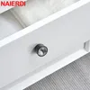 Naierdi Pearl Grey Cabinet Knobs and Handtag Zinc Eloy Kitchen Cupboard Door Pulls Drabs Knobs Furniture Handle Hardware