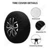 Horse Rechap Tire Coverpalm Tree Summer Blue Sky Tire Cover Wheel Protecteurs pour voitures Trailer RV SUV CAMPER TRUCH14 15 16 17 pouces