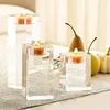 Kerzenhalter Crystal Religiöses Teelicht Stand Säule Kerzenstick für Hochzeit Mittelstücke Dekoration Candelabra Gzt002