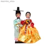 Arti e mestieri bambole folk coreane Silk Fiurine People Disterra