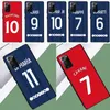 Caixa de telefone do jogador de futebol da sorte para Samsung Galaxy S10 S8 S9 S22 S23 Plus Note 10 20 S20 Fe S21 Fe S22 S23 Ultra Cover