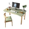 Mesa sólida de madeira de madeira simples mesa de mesa de mesa