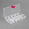 Pudełka biżuterii 10 gniazd (regulowane) plastikowe pudełko na pudełko do przechowywania pudełko do przechowywania biżuterii organizer koraliki biżuterii Making Joyero Organizer Z28