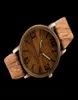 Men Watches quartz Simulation Wooden 6 Color PU Leather Strap Watch Wood grain Male Wristwatch clock with battery support drop shi2136777